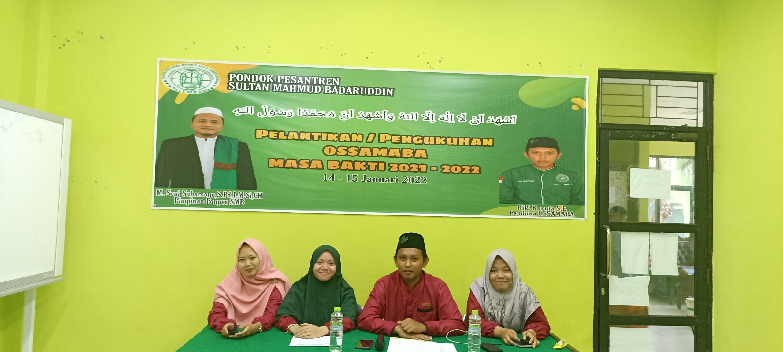 PELANTIKAN/PENGUKUHAN PENGURUS OSSAMABA (ORGANISASI SANTRI PONDOK PESANTREN SULTAN MAHMUD BADARUDDIN) MASA BAKTI 2021-2022