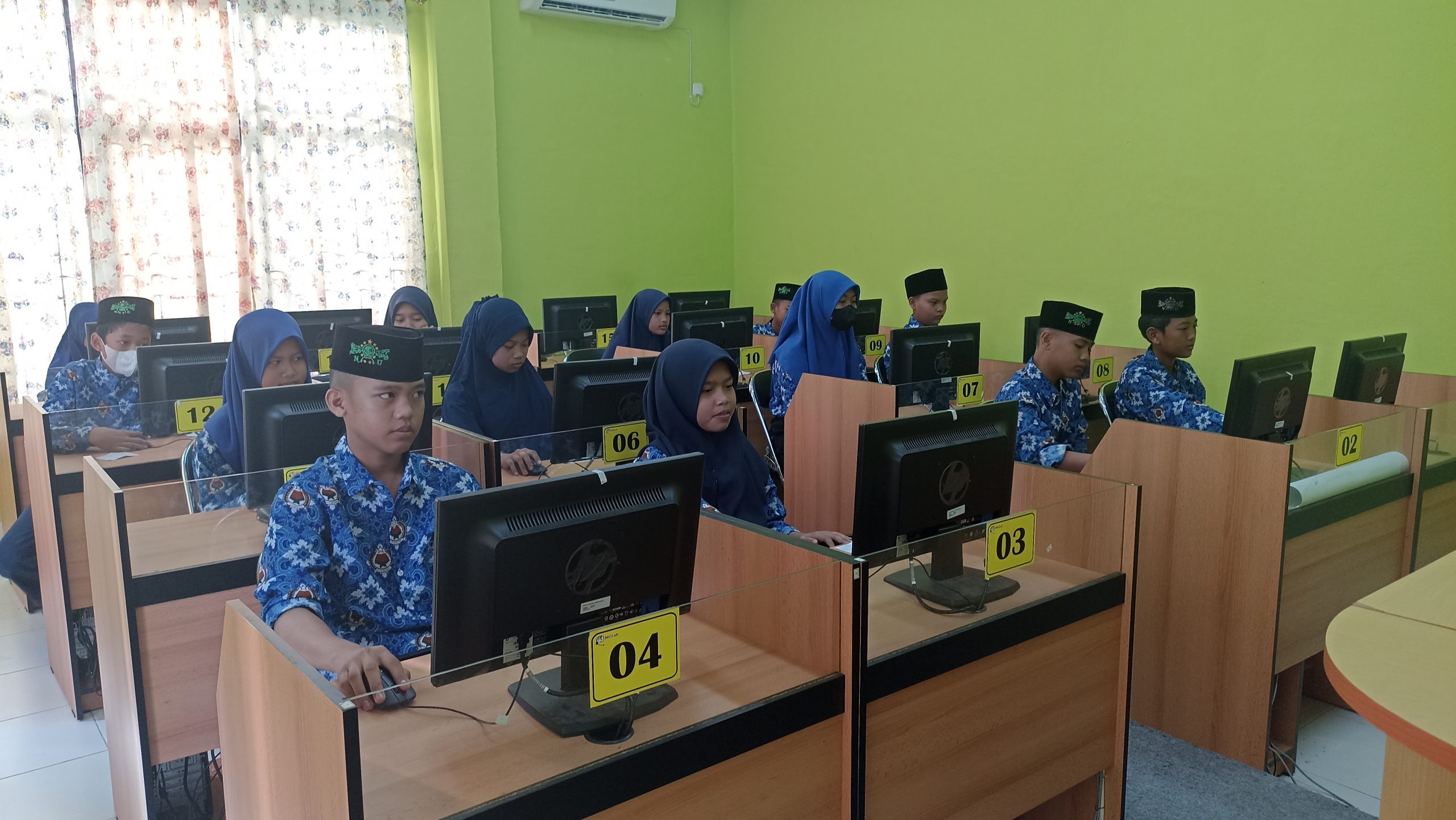 PELAKSANAAN ANBK UTAMA TINGKAT WUSTHA/MTs PONPES SMB