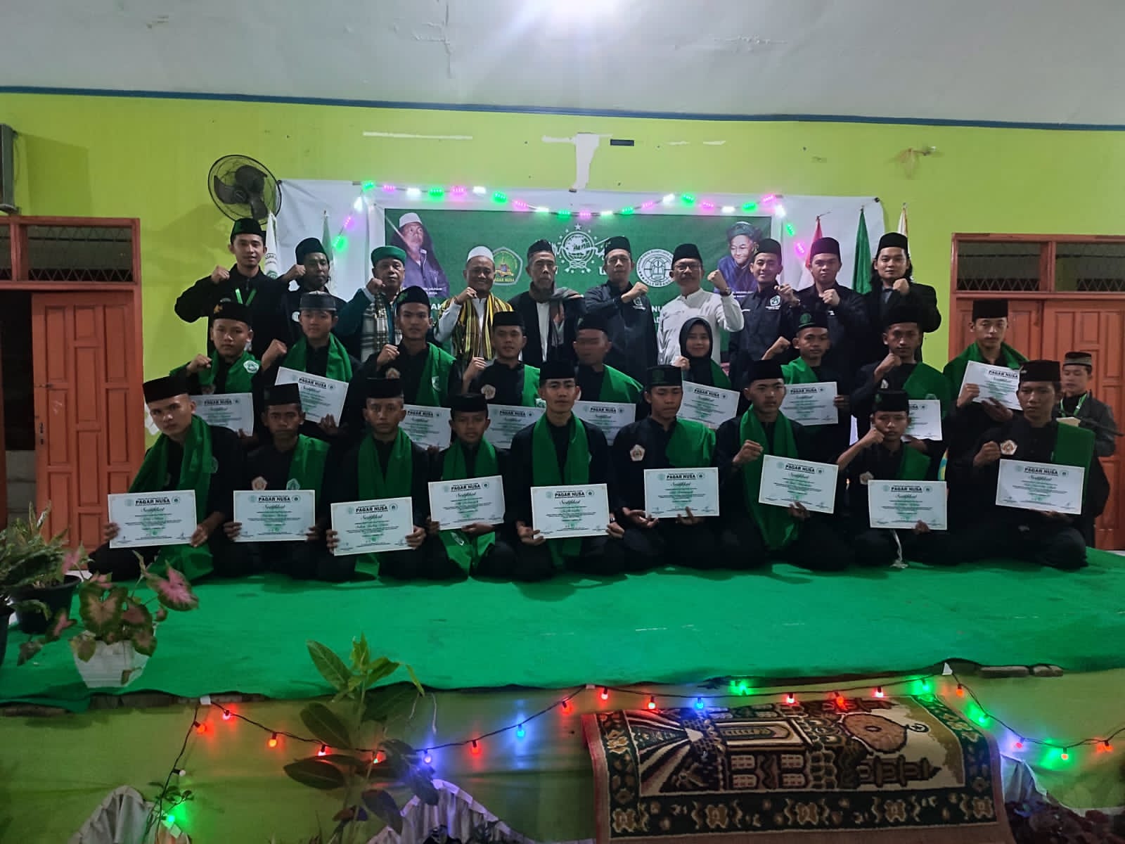 TASYAKURAN DAN PENGUKUHAN ANGGOTA BARU PENCAK SILAT PAGAR NUSA PONPES SMB