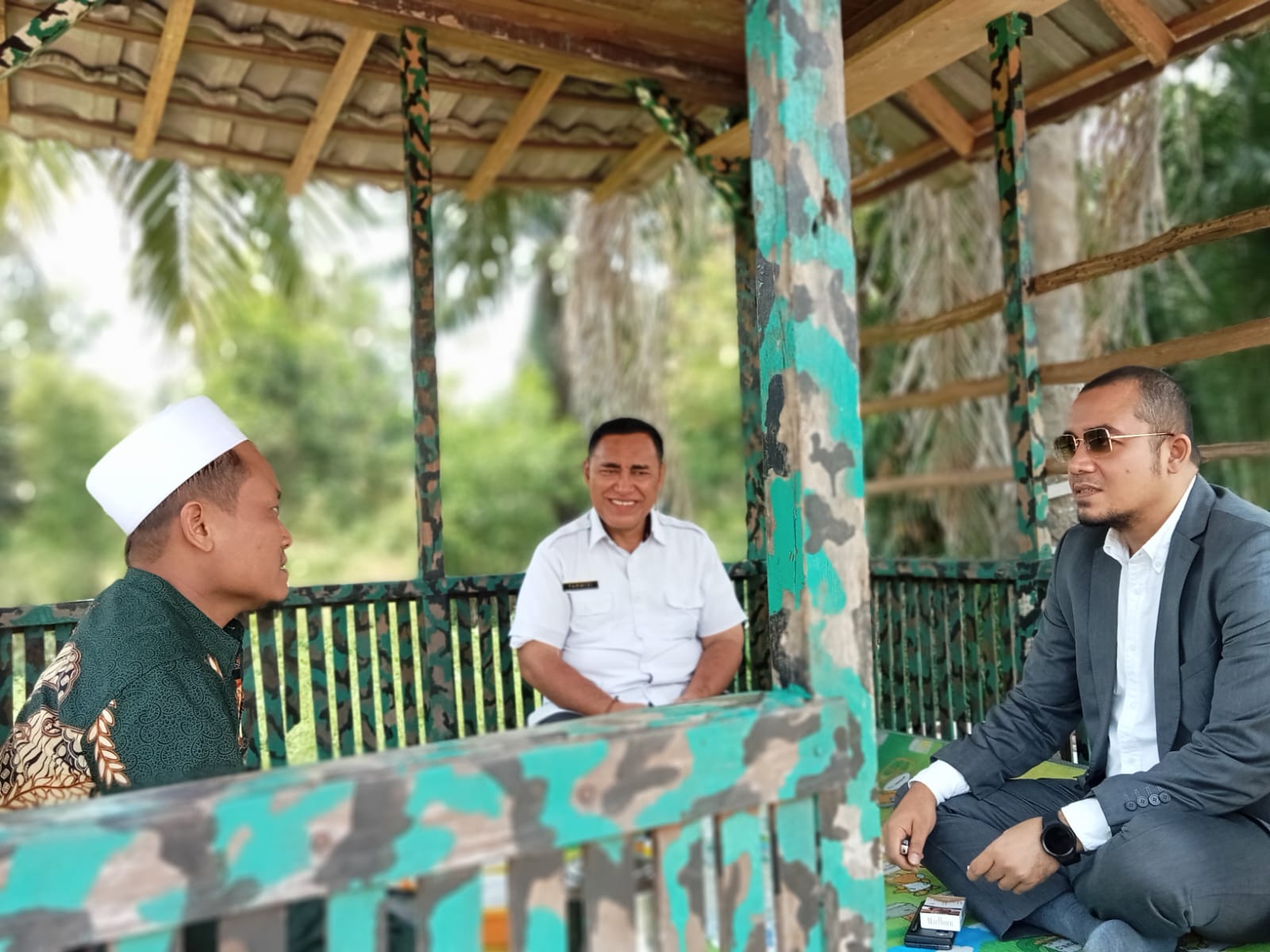 KUNJUNGAN WAKIL WALIKOTA PALEMBANG KE PONPES SMB DALAM RANGKA PENINJAUAN LOKASI DANAU RETENSI
