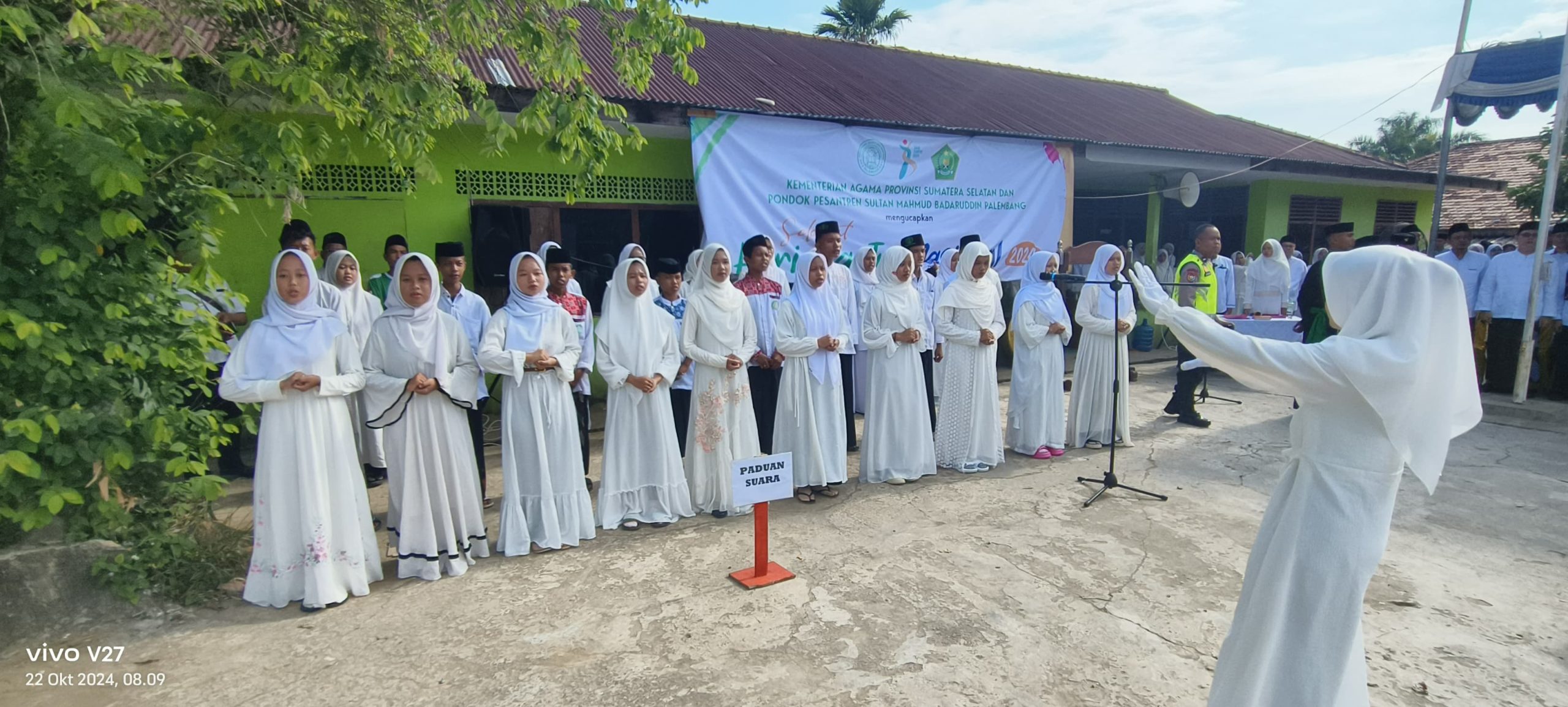 UPACARA MEMPERINGATI HARI SANTRI BERSAMA KEMENAG SUMSEL