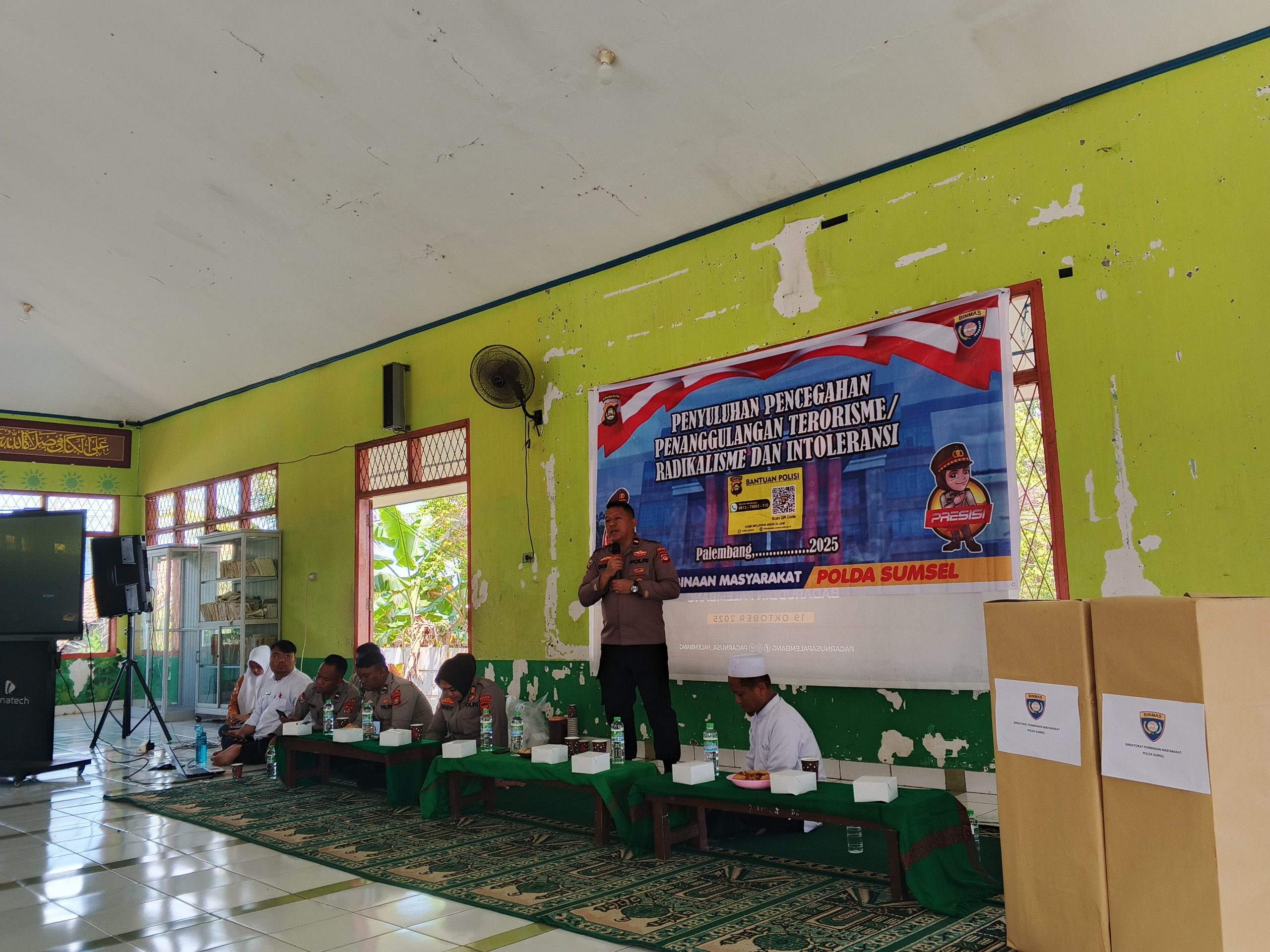 Penyuluhan Pencegahan Penanggulangan Terorisme/ Radikalisme dan Toleransi dari Polda Sumsel