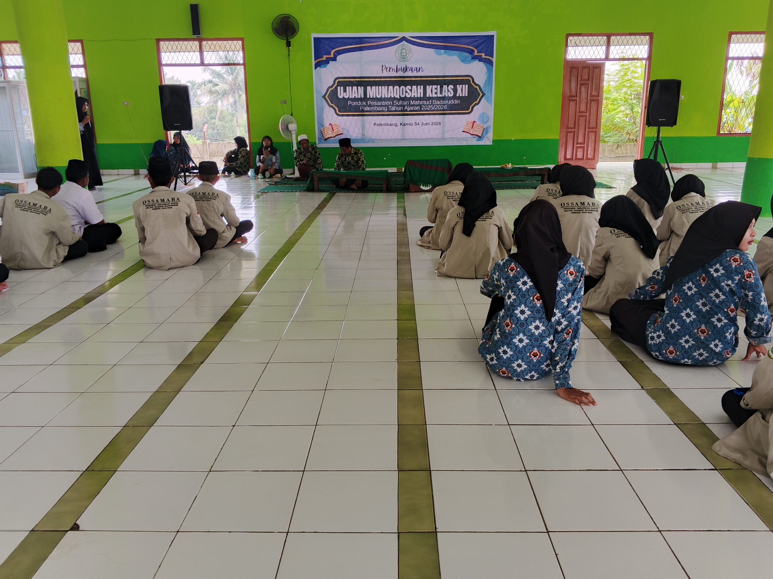 Ujian Munaqosah Kelas XII MA Ponpes Sultan Mahmud Badaruddin
